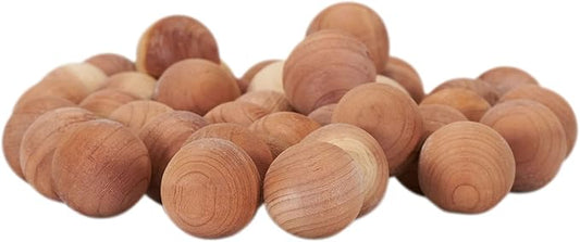 CedarFresh 17840-1 Red Cedar Wood Balls | Freshen and Protect Closets | 48-Pack