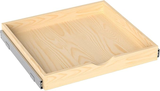 ZOINLIY Wooden Pull Out Cabinet Organizer, Slide Out Drawer for Kitchen Organizers and Storage, Soft Close, Heavy Duty, Fully Expandable