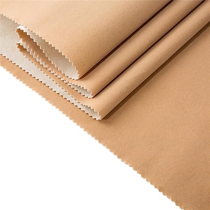 Self Adhesive Apricot Velvet Drawer Liner - Jewelry Box Felt Liner, Solid Color Felt Drawer Liner for Arts & Crafts, Decor - 17.7" x 98"