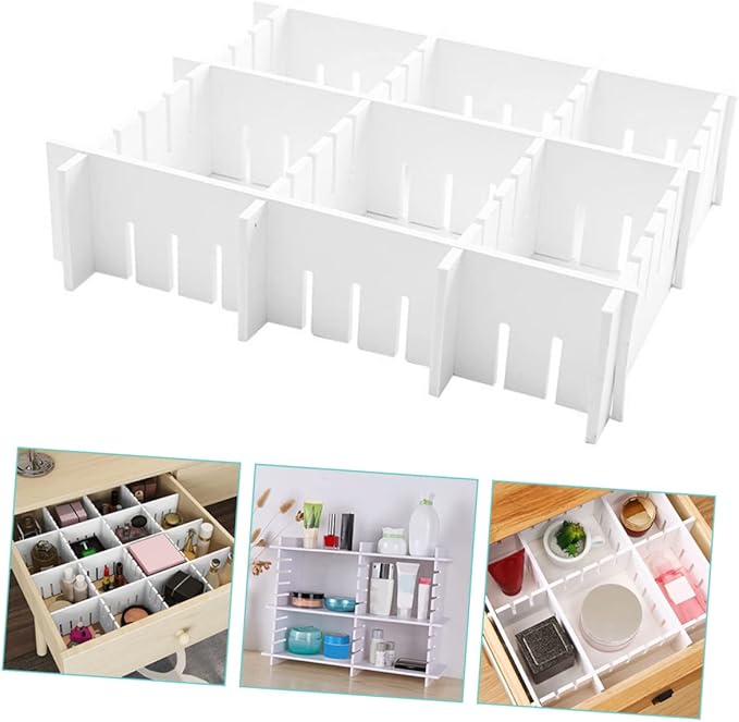 7pcs Dividers Multipurpose Organizers for Closet Kitchen and Office Storage for Socks Underwear and Accessories