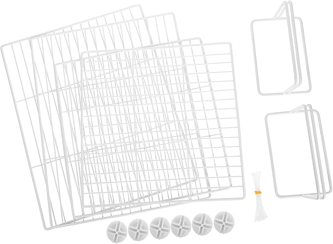 Zerodeko Adjustable Freezer Compartment Organizer Fridge Shelf Dividers Fridge Partition Board for Storage