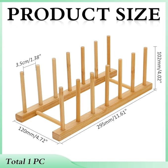 Quilting Ruler Holder Stand Organizer Dish Rack Holders Plate Rack Kitchen Cabinet Organizer Vertical Drainer Stand for Ruler Guides Templates Quilters Bowl Cup Cutting Board