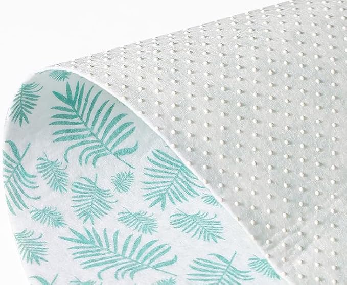 Cooyes Drawer and Shelf Liner for Kitchen Cabinets, Cloth Material, Non Slip Refrigerator Liners Washable, Fridge Mats for Glass Shelves and Bins, 6 Pack, 12" × 24"