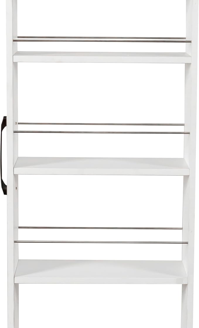7-Tier Slim Pull-Out Storage Cart with Wheels – Multi-Functional Mobile Organizer, 7 Open Shelves + Top, Adjustable Height, Protection Bars, Perfect for Kitchen, Living Room & Narrow Spaces