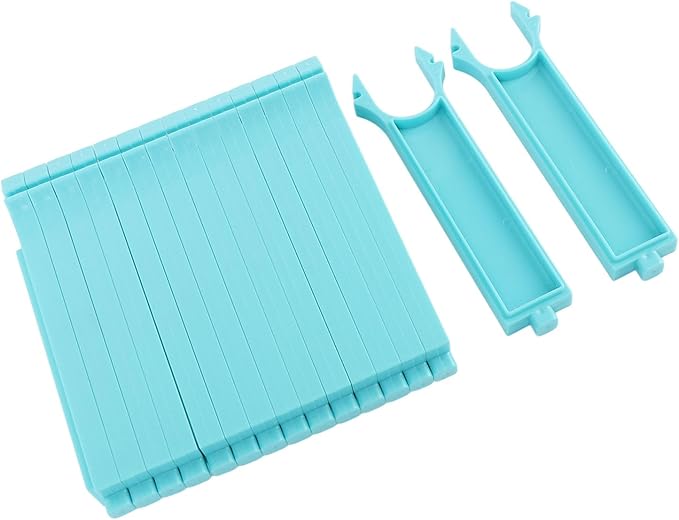 Asixxsix Baking Tray, Space Saving Sturdy Plastic Cooling Rack, Baking Sheet Dividers with Secure Clips for Vertical Storage and Cooling (Long 17-32in)
