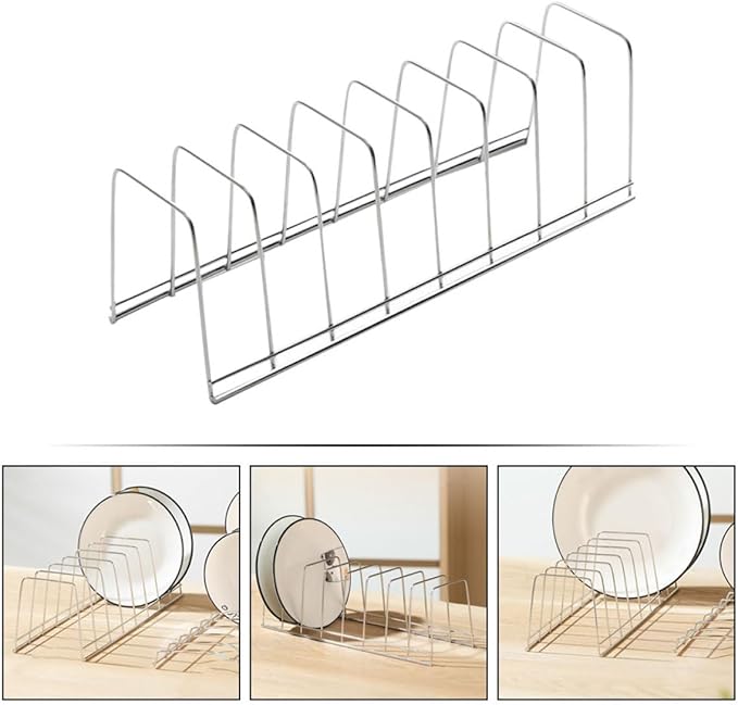 KESYOO Stainless Steel Dish Drying Rack Bowl Drainer Rack Kitchen Tableware Drain Countertop Storage Organizer for Kitchen Sink