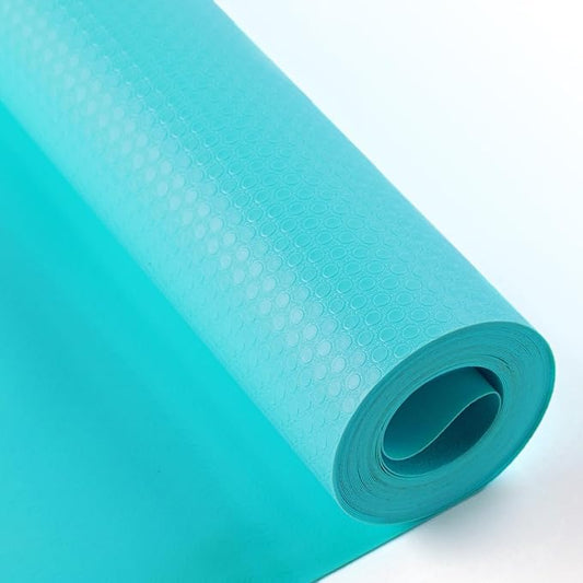 Bloss Shelf Liner, Drawer Liner Roll, EVA Washable Refrigerator Mat for Kitchen Cabinets 17.7"x78.7" Non-Adhesive Cutterable Tableplace Mat for Home & Kitchen