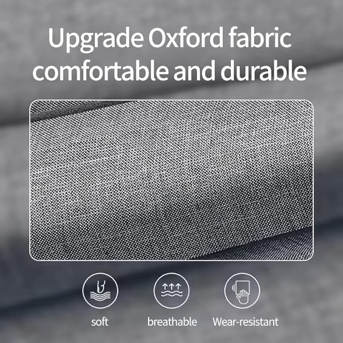 | Set of 3 Foldable Fabric Storage Boxes | Closet Organizers in Small, Medium, and Large Sizes | Perfect for Clothes, Underwear, Socks, and Pants