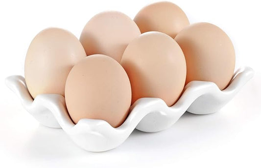 Cup Egg Tray Holder (White)