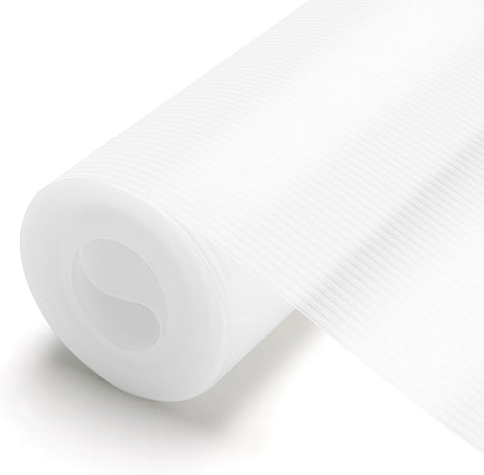 YACEYACE Shelf Liners Thick, 12 in x 10 FT Clear Drawer Liner Washable Oil-Proof, Waterproof Mats, Cabinet Liners for Shelves, Desks, Refrigerator