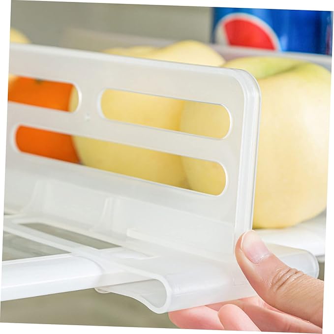 KALLORY Fridge Partition Yogurt Organizer for Fridge Freezer Organization Storage Organizer Compartment Divider