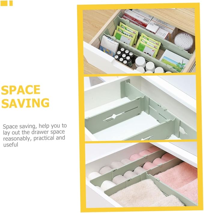 4pcs Adjustable Retractable Drawer Partition Boards for Organized Storage Versatile Drawer Dividers for Socks Underwear and Home Organization