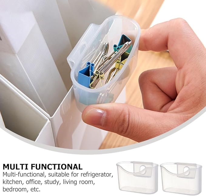 VOSAREA 4pcs Box Storage Box Refrigerator Hanging Rack Refrigerator Drawers Can Organizer for Refrigerator Fridge Drawer Organizer Fridge Storage Shelf Mini Fridge Food Box Small Pp Office