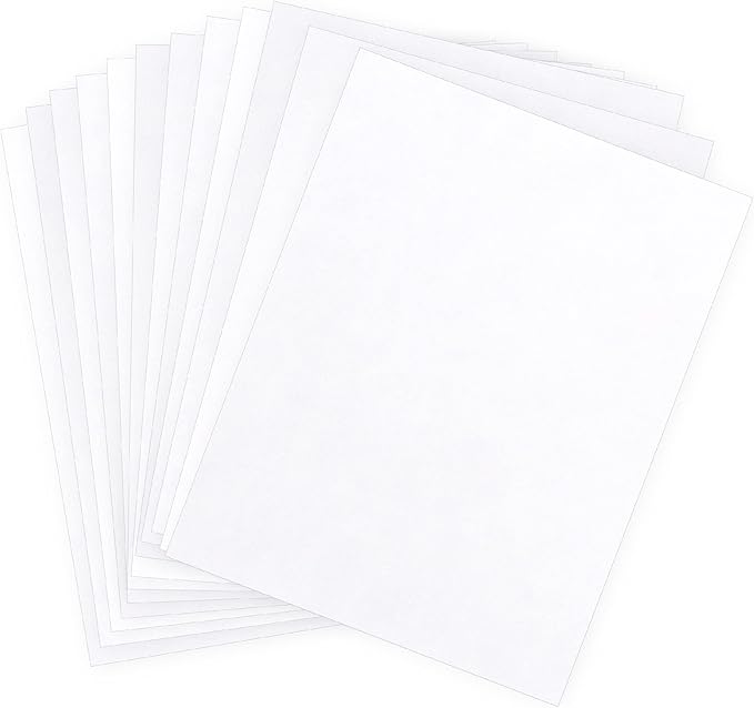 S.E.I Coconut Velvet Paper, Felt Fabric For Drawer and Jewelry Box Liner, 8.5" x 11" - 12 Sheets