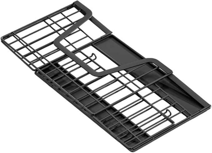TOPINCN Magnetic Shelf for Fridge, 2 Set Fruit Potato Onion Storage Bins with Dual Reinforced Magnets 30lb Weight Limit, for Refrigerator Kitchen Counter Cabinet Organizer (Black)