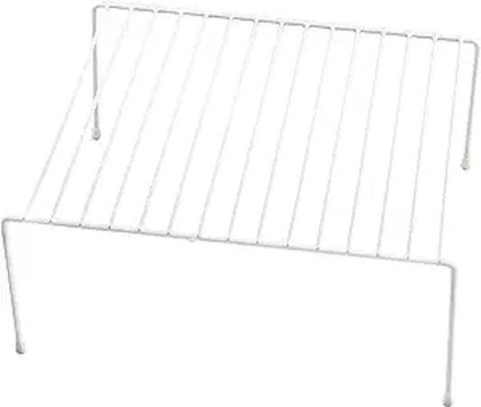 YBM Home 2555v Shelf Organizer and Storage Rack, 16" L x 9.75" W x 5.5" H, Silver