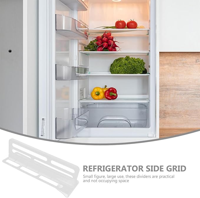 3pcs Refrigerator Partition Board Fridge Compartment Divider Large Size Kitchen Fridge Organizer Storage Separator for Pantry and Freezer