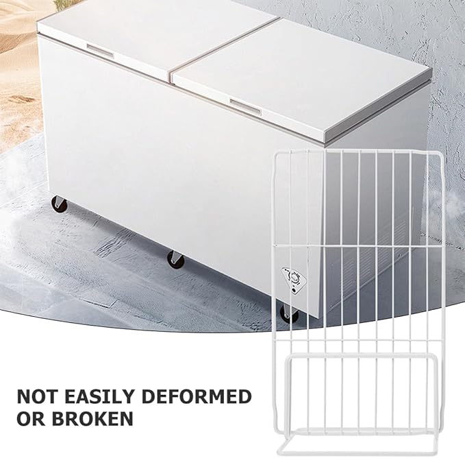 Refrigerator Separator Wire Divider 17x29cm Metal Freezer Partition Board Fridge Organizer Mesh Shelf Divider for Freezer Storage and Compartment Separation