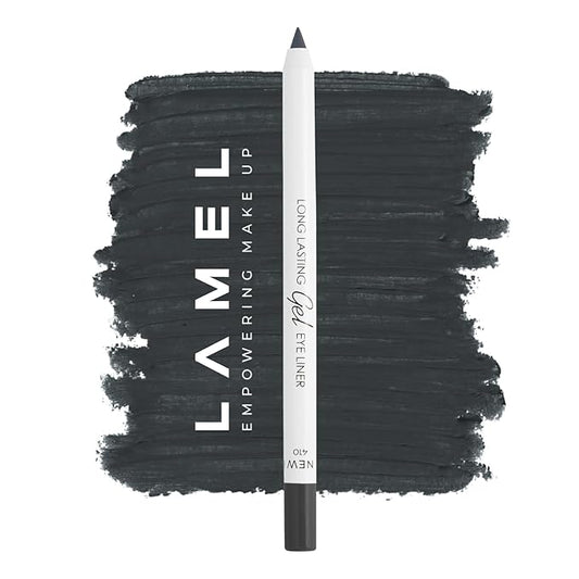 Grey Eyeliner, Ultra Long Lasting Gel Eyeliner Pencil, Waterproof Eye Liner, Smudge Proof, Creamy Eye Pencil, Sweat Proof Makeup, Highly-Pigmented, Smokey Eye (410 Shade)