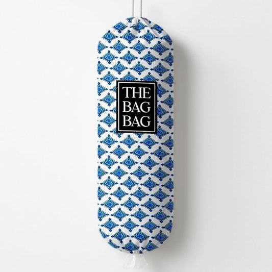 The Bag Bag Grocery Bags Holder, Rustic Organizer For Shopping Sack, Wall Mount Grocery Sack Storage Container Dispenser, Reusable Hanging Plastic Sacks Dispenser, Gift for Female Family and Friends