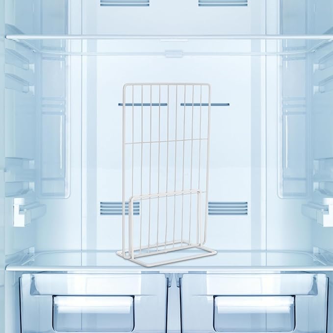 DOITOOL 2 Pcs Adjustable Freezer Divider for Deep Freezer, 12 Inch Height Wire Shelf Organizer, Metal Separator Partition Rack for Fridge Refrigerator Storage Sorting