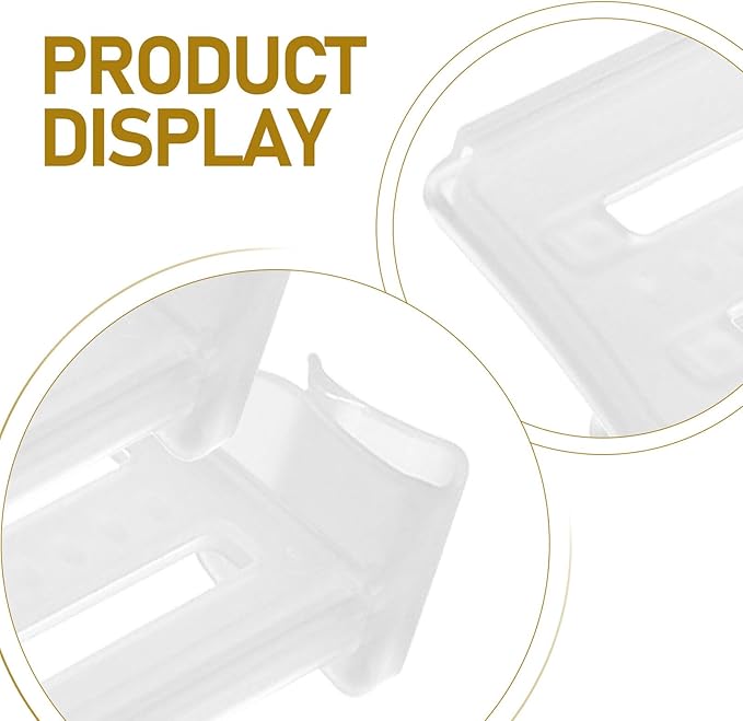 Cabilock Refrigerator Door Dividers 3-Pack Adjustable Fridge Storage Partition Boards 3.15X1.97X1.18 Inches Space-Saving Kitchen Organization Shelf Separators for Refrigerator Door Sauce Separation