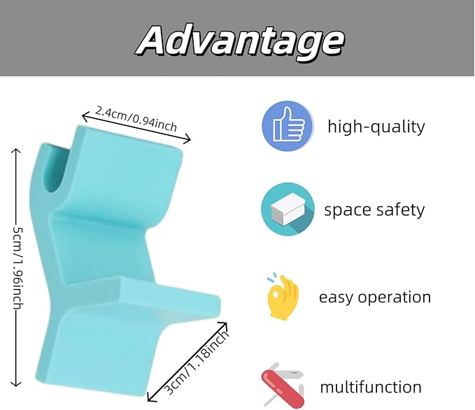 20 Piece Reusable Baking Tray Stacker, Space Saving Fixed Cookie Tray Stacker, Cookie Tray Baking Tray for Kitchen Baking (Blue)