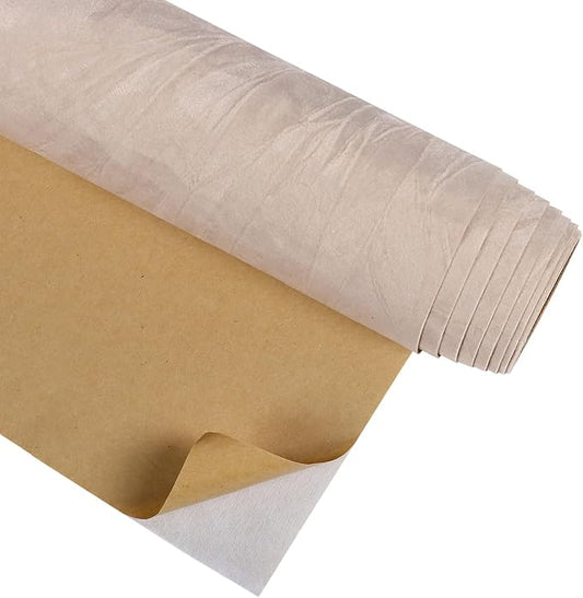 CRE8TIVE Beige Crinkle Crushed Velvet Drawer Liner 12"x80" Self Adhesive Velvet Flocking Liner for Jewelry Felt Drawer Box Lining Craft Fabric Wallpaper Beige Contact Paper for Bedroom Dresser Cabinet