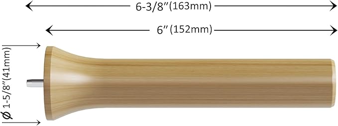 Dowell 4-Piece Wooden Pegs for Pegboard -Drawer Organizer – Adjustable to Fit of Various Sizes, Customizable Storage for Pots, Pans, and Plates-4007 PEG -4Pack(PEG4)