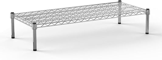 18" Deep x 42" Wide x 8" Height 1-Tier Wire Shelving Kit | NSF Commercial Storage Rack Unit