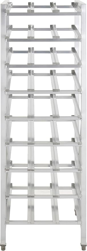 Full Size Stationary Aluminum Commercial Can Rack - Fully Welded (32L-039)
