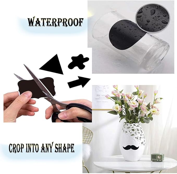 240Pcs Chalkboard Labels Mason Jars Waterproof Reusable Blackboard Stickers Chalk Labels for Containers Food Labels Organizing Labels Glass Bottles Storage Bin Labels(3 Different Sizes)