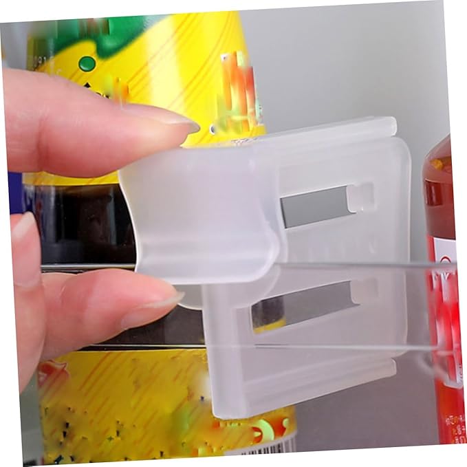 8pcs Refrigerator Side Door Dividers Fridge Organizers Telescopic Bins