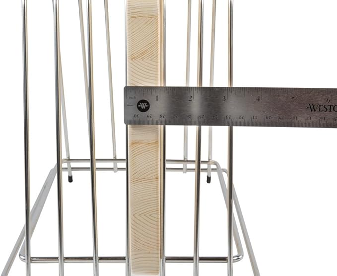 Commercial Cutting Board Rack, Fits 1" Thick Baking Pans and Sheets for Organizer - NSF Stainless Steel, Holds 6 Boards