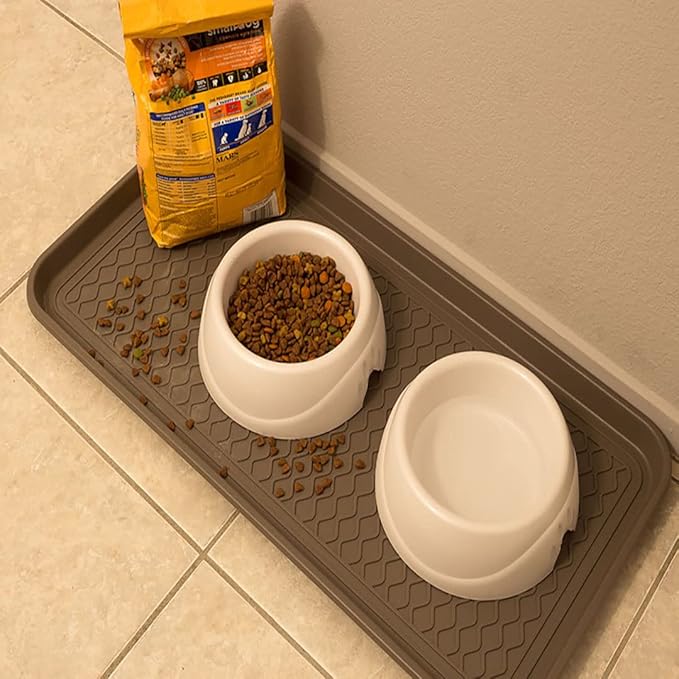SassiLeaf Multi-Purpose Tray in Decorator Colors - 30” L x 15” W x 1.20” H (Saddle Brown Set of 2)