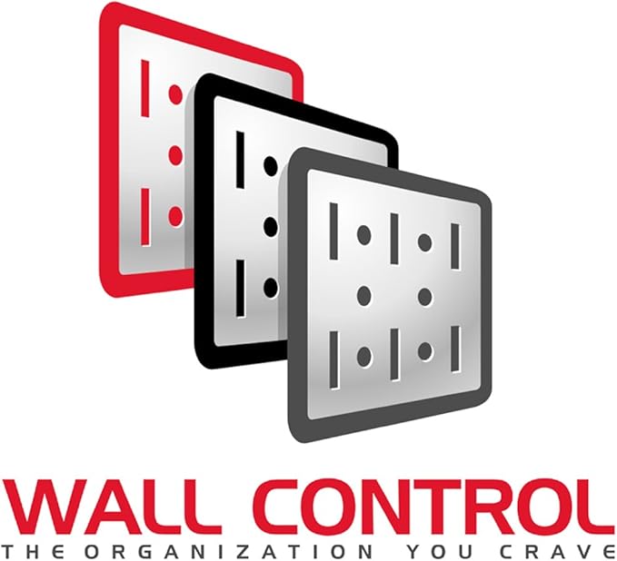 Wall Control Pegboard Spray Can Holder Bracket and Aerosol Can Organizer Pegboard and Slotted Tool Board - Blue