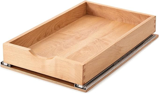 Pull Out Cabinet Drawers - 6x2 Size Options (12-23'W,18-21'D), Pre-Assembled with Soft Close Slides, Solid Beechwood, Easy Installation(12'W x 18'D)