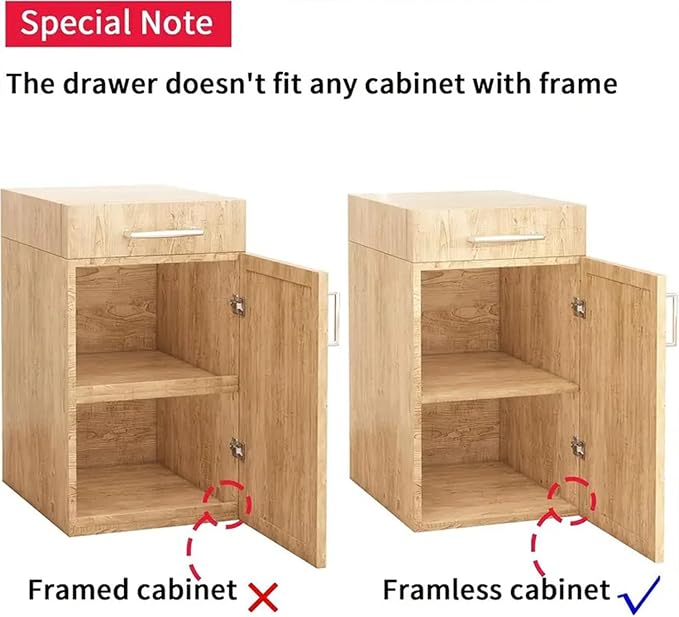 AmoiChic Under Sink Organizer, 2 Pack Pull Out Cabinet Organizer Slide Out Sink Shelf Cabinet Storage Shelves, Storage for Kitchen Bathroom, Black