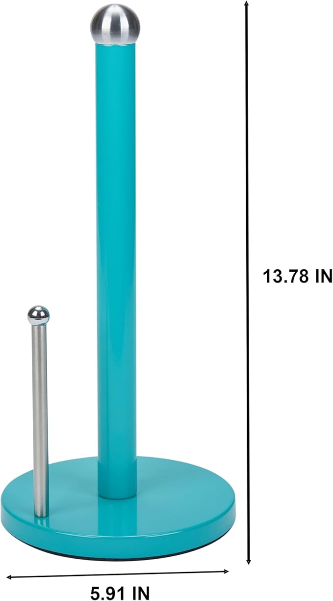 Kitchen Details Paper Towel Holder in Turquoise