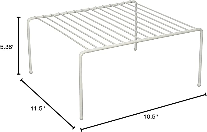 Panacea Grayline 40115, Medium Kitchen Helper Shelf, White