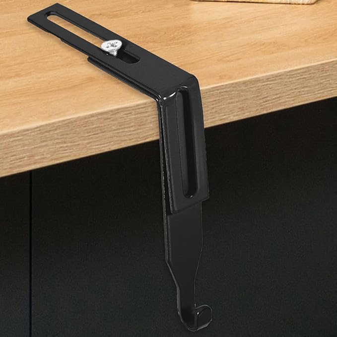 BESPORTBLE 2pcs Adjustable Over Door Cabinet Hooks Heavy Duty Metal Hanging Organizer Multipurpose Hooks for Bedrooms and Cabinets Sturdy Minimalist Design with Flexible Fit