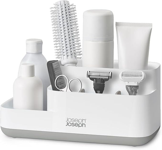 Joseph Joseph EasyStore Bathroom Storage Countertop Organizer Caddy , Gray