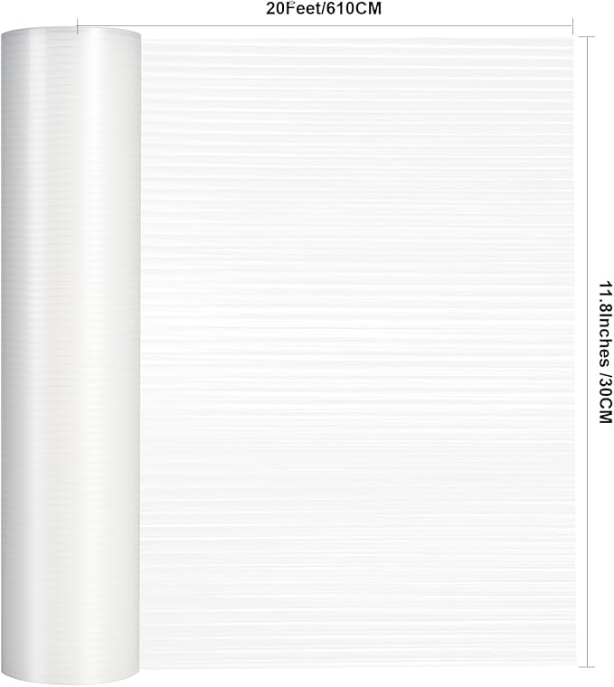 Shelf Liner, 11.8 Inches x 20 FEET Non-Slip Kitchen Cabinet Liner, Washable Oil-Proof Non-Adhesive Contact Paper for Kitchen Drawer, Cabinet, Shelves, Cupboard, Refrigerator, Storage, Desk, Countertop