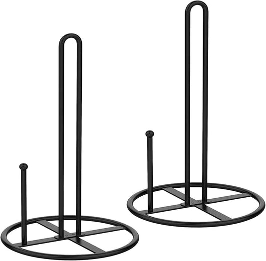 2 Pack Paper Towel Holder,Paper Towel Holder Countertop,Standing Paper Towel Holders