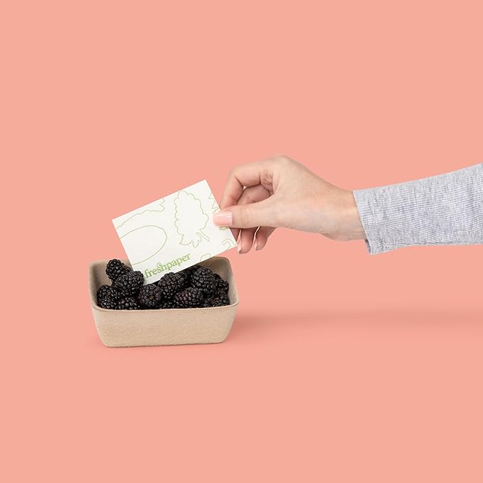 FRESHPAPER Pick-A-Size, Extra-Large, Perforated, 32-Use, Reusable Food Saver Sheets For Produce