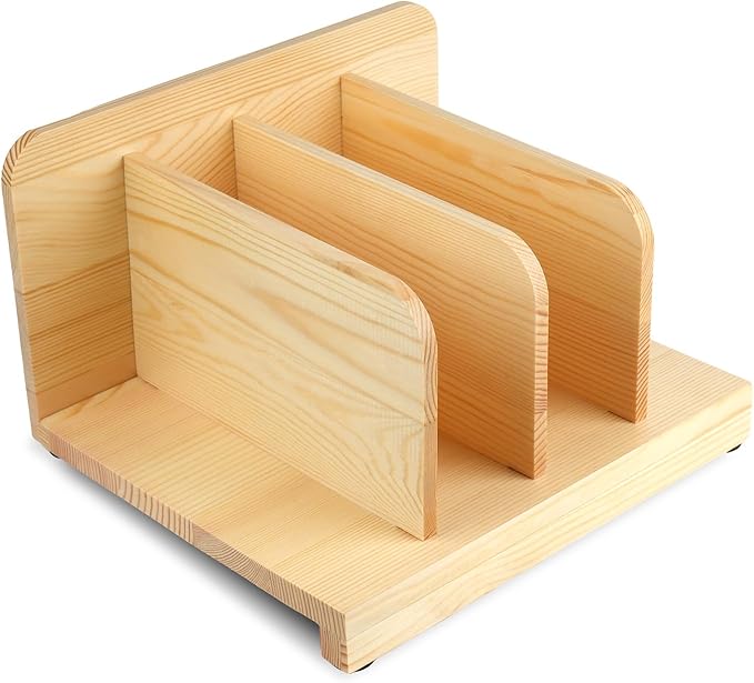 Tray Dividers for Kitchen Cabinets, Cabinet Dividers with Sloped Design for Round Plates, Sheet Pan Organizer for Cutting Boards, Lids, Bakeware, Fits Most Cabinets