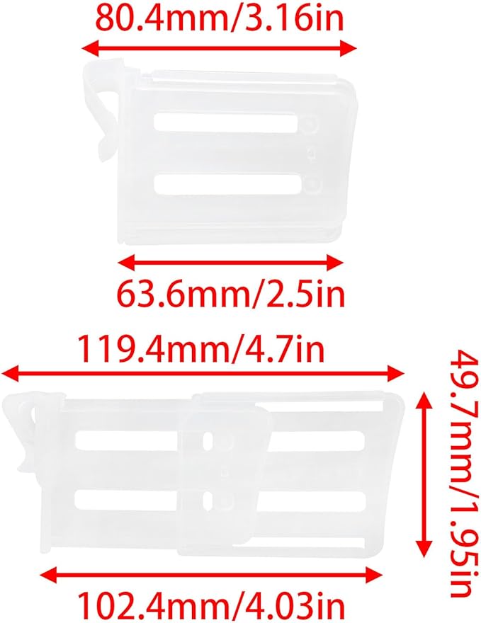 10PCS Kitchen Drawer Dividers Adjustable Fridge Drawer Plastic Storage Partition for Home Kitchens Bedrooms and Offices Transparent