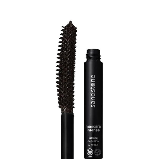 Hypoallergenic Mascara Sensitive Eyes - Smudge-Proof, Sweatproof, Lengthening Mascara with amazing separation of the lashes - Vegan, Non Toxic Mascara Black (Brown, 9 ml)