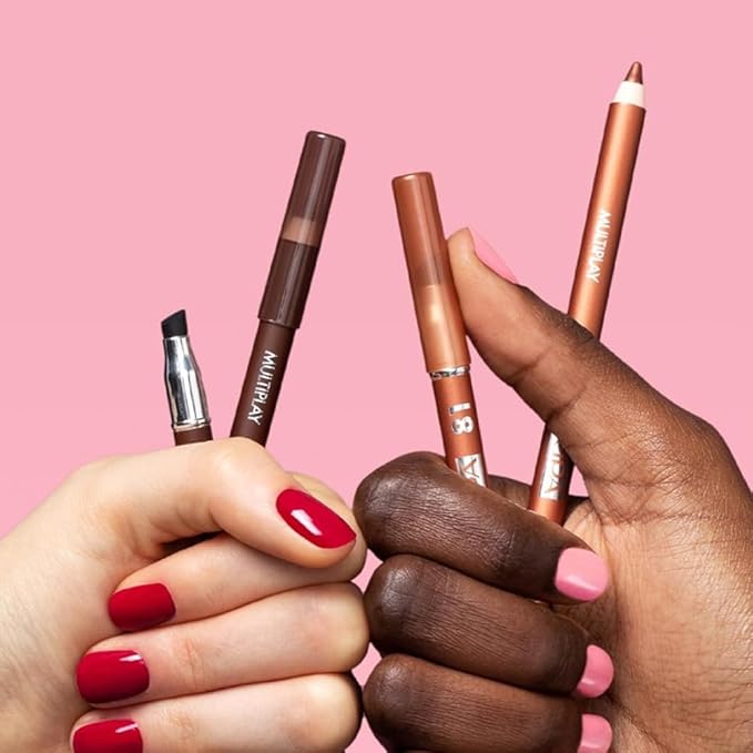 Pupa Milano Multiplay Eye Pencil - Creamy, Blendable Eyeliner With Smudge Tip - Create Long Wearing, Glamorous Intensity - Smooth, Lasting Color Liner For Waterline Or Lid - 03 Pearly Sky - 0.04 Oz