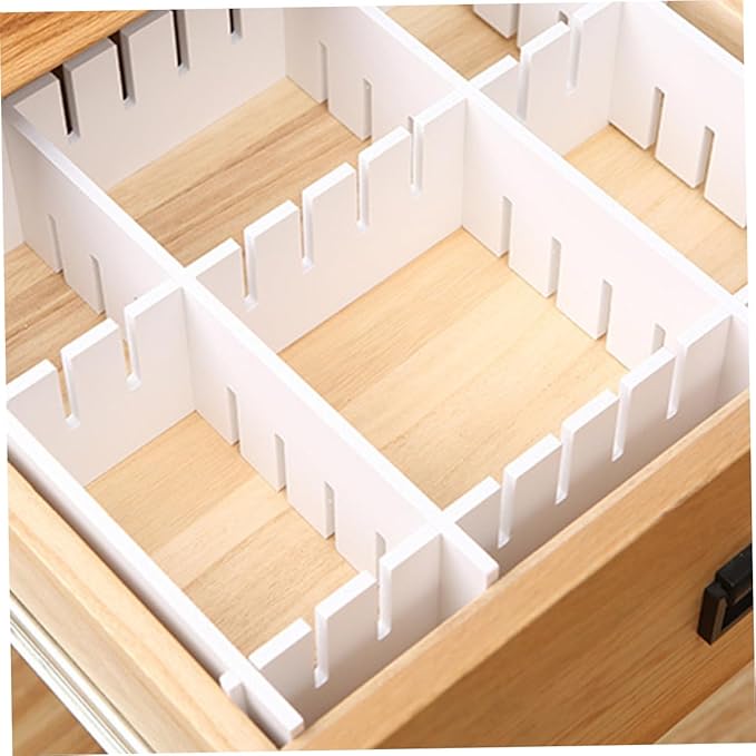 7pcs Dividers Multipurpose Organizers for Closet Kitchen and Office Storage for Socks Underwear and Accessories